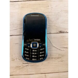 Samsung Intensity II SCH-U460 Verizon Metallic Blue Slider QWERTY Cell Phone